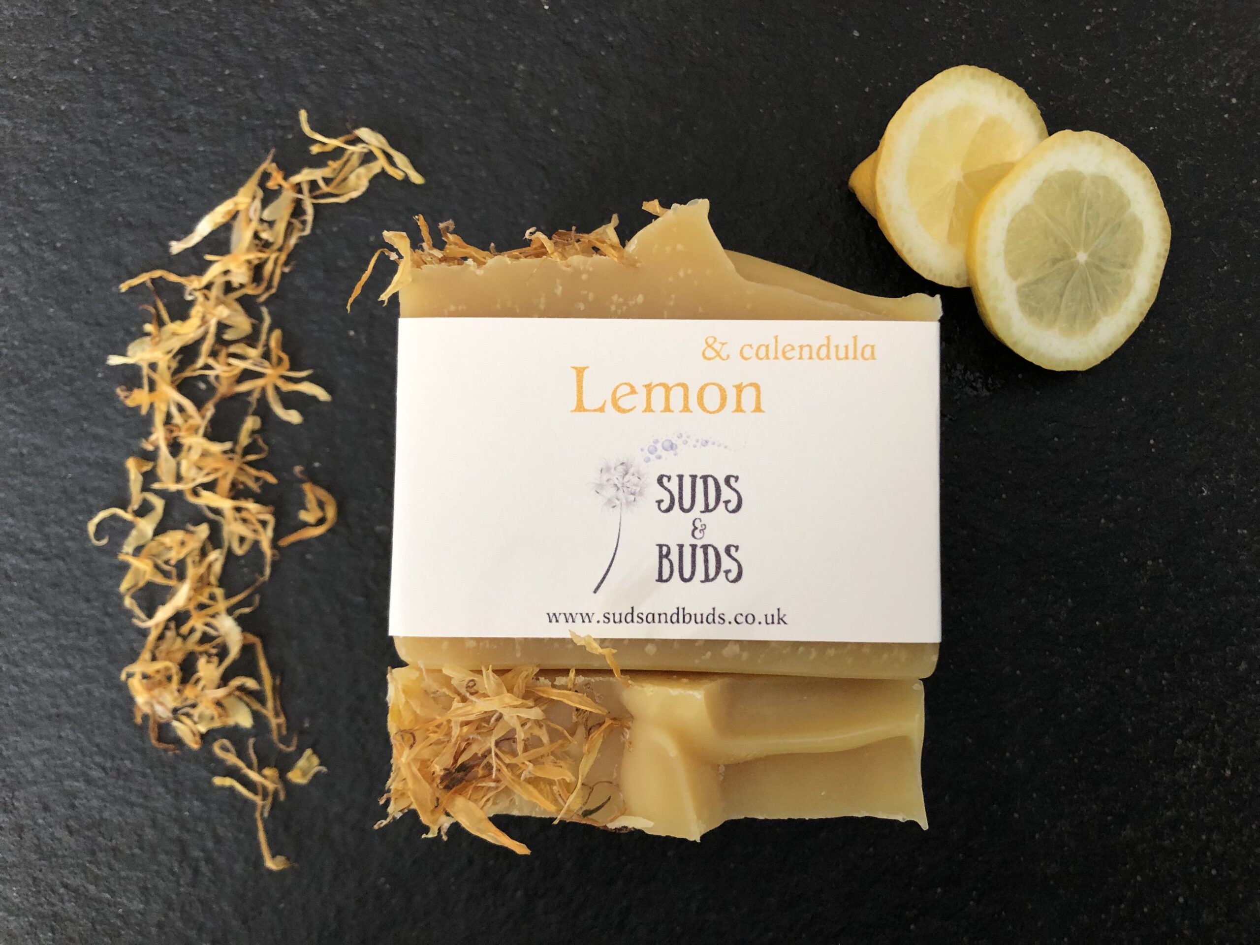 Lemon & calendula soap