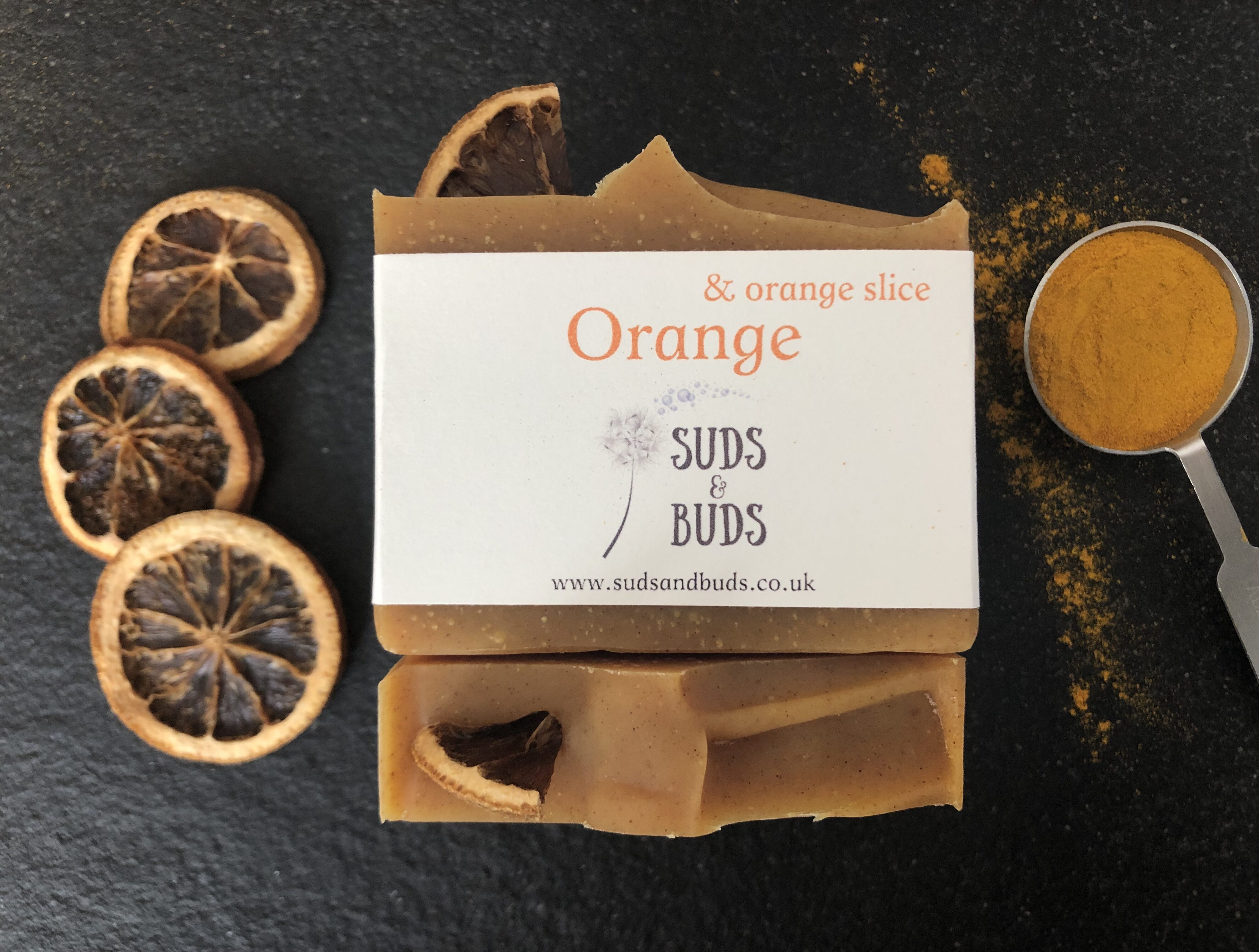 Orange & orange slice soap